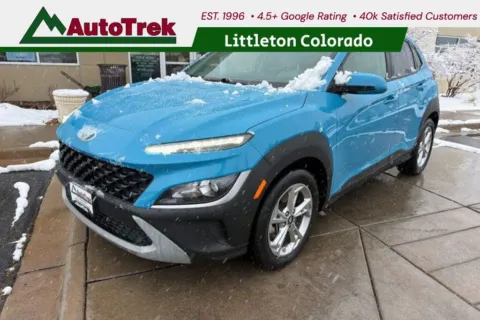 Blue 2022 Hyundai Kona SEL for sale in Littleton, CO