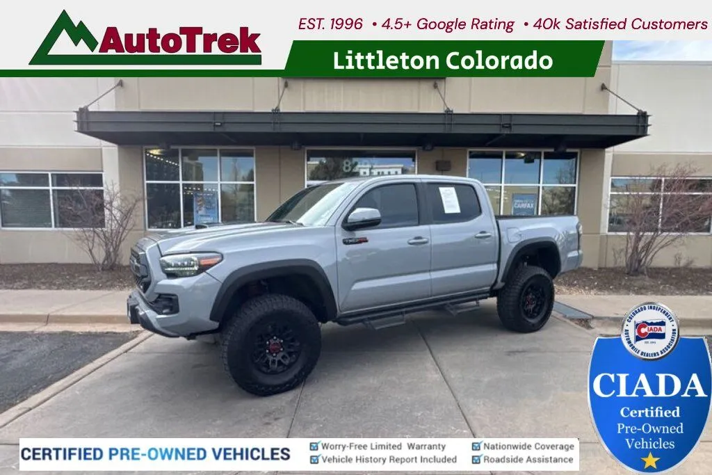 Gray 2017 Toyota Tacoma TRD Pro for sale in Littleton, CO