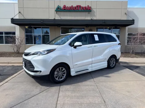 White 2021 Toyota Sienna XLE VMI Mobility Van for sale in Littleton, CO