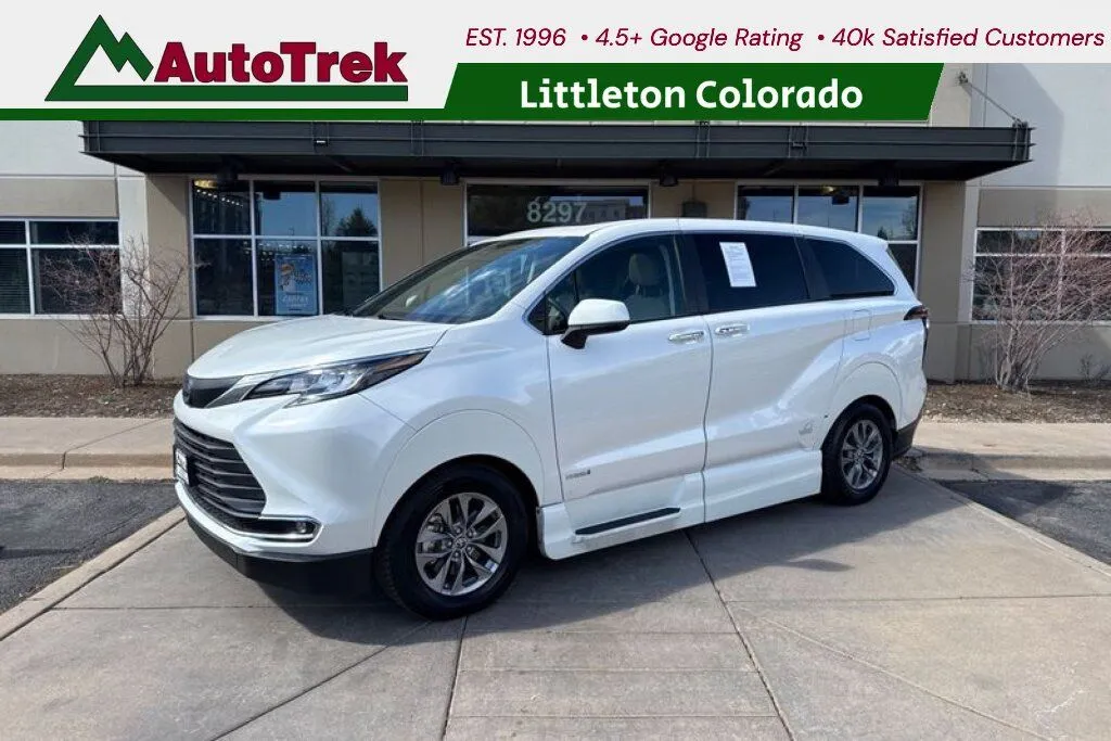 White 2021 Toyota Sienna XLE VMI Mobility Van for sale in Littleton, CO