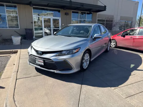 Photos of 2023 Toyota Camry LE for sale in Littleton, CO at AutoTrek