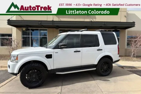 White 2016 Land Rover LR4 HSE LUX for sale in Littleton, CO