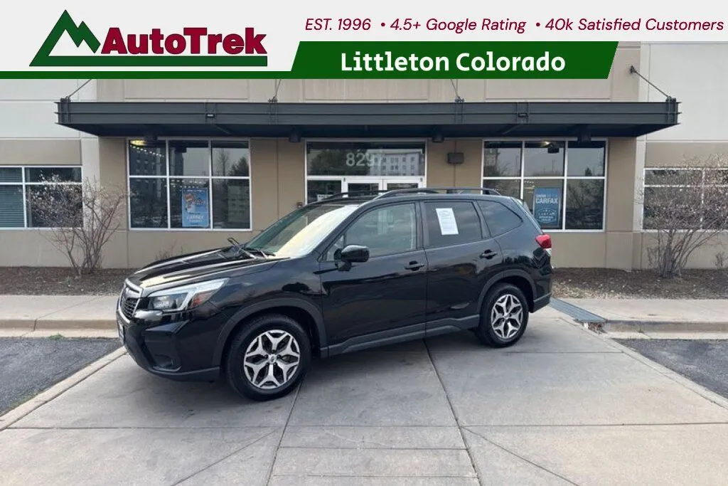 Black 2021 Subaru Forester Premium for sale in Littleton, CO