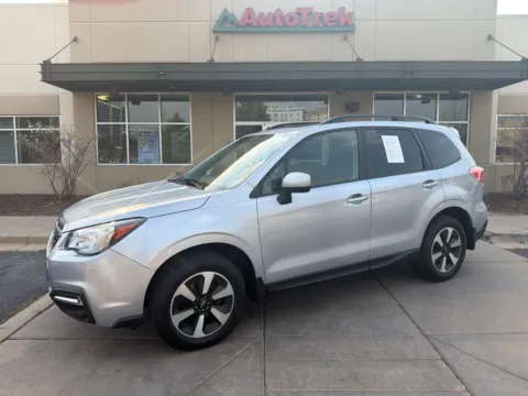Silver 2018 Subaru Forester 2.5i Premium for sale in Littleton, CO