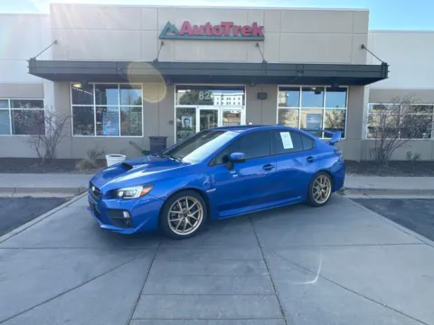 Blue 2015 Subaru WRX STI Launch Edition for sale in Littleton, CO