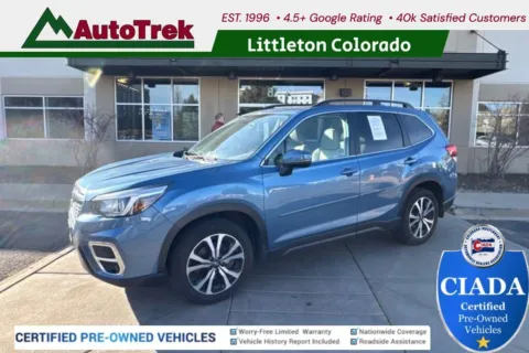 Blue 2019 Subaru Forester Limited for sale in Littleton, CO