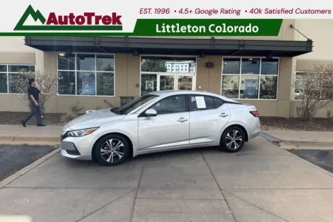 Silver 2020 Nissan Sentra SV Xtronic CVT for sale in Littleton, CO