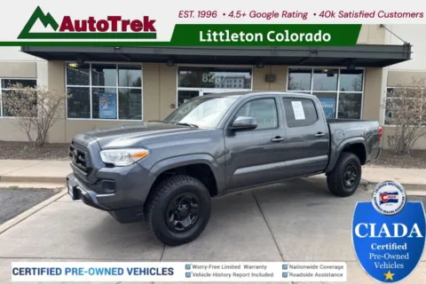 Gray 2021 Toyota Tacoma SR V6 for sale in Littleton, CO