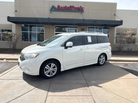 White 2015 Nissan Quest Platinum for sale in Littleton, CO