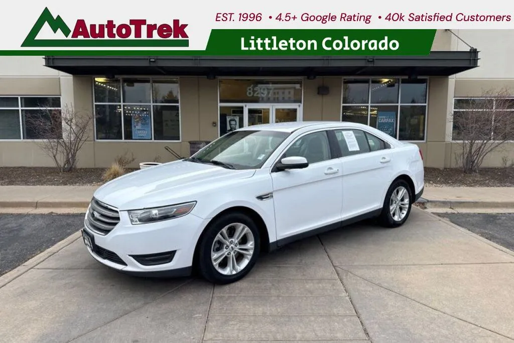 White 2018 Ford Taurus SEL for sale in Littleton, CO