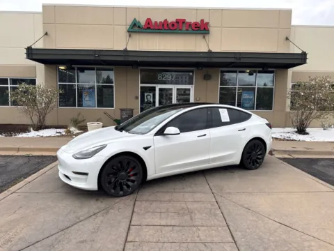 White 2023 Tesla Model 3 Performance Dual Motor All-Wheel Drive for sale in Littleton, CO