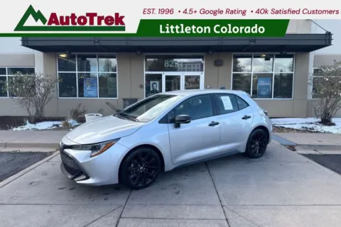 Silver 2022 Toyota Corolla Hatchback SE for sale in Littleton, CO