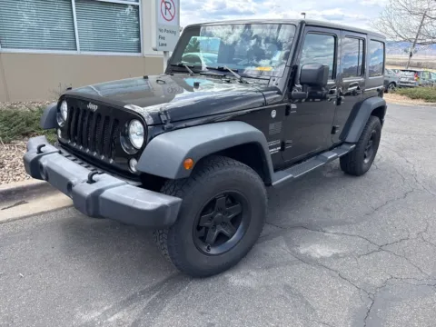 Silver 2016 JEEP WRANGLER UNLIMITED Sport for sale in Littleton, CO