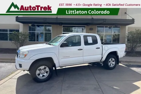White 2014 Toyota Tacoma Base V6 for sale in Littleton, CO