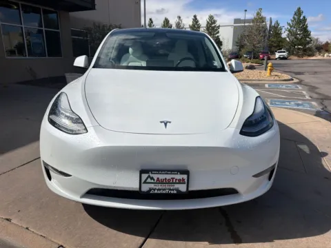 Another view of 2020 Tesla Model Y Long Range Dual Motor All-Wheel Drive for sale in Littleton, CO at AutoTrek