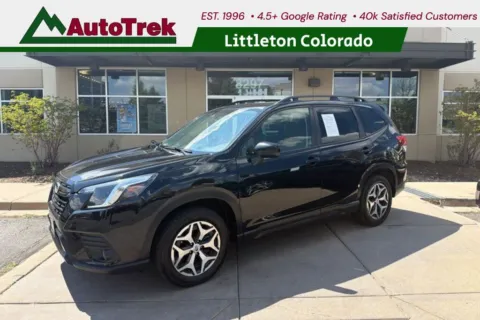 Black 2023 Subaru Forester Premium for sale in Littleton, CO