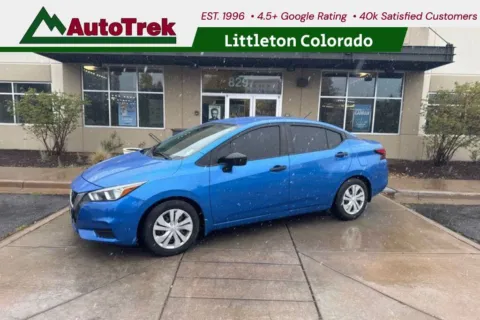 Blue 2021 Nissan Versa S Xtronic CVT for sale in Littleton, CO