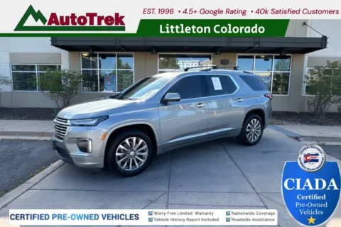 Gray 2023 Chevrolet Traverse AWD Premier for sale in Littleton, CO