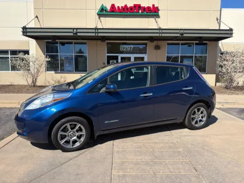 Blue 2017 Nissan LEAF S for sale in Littleton, CO
