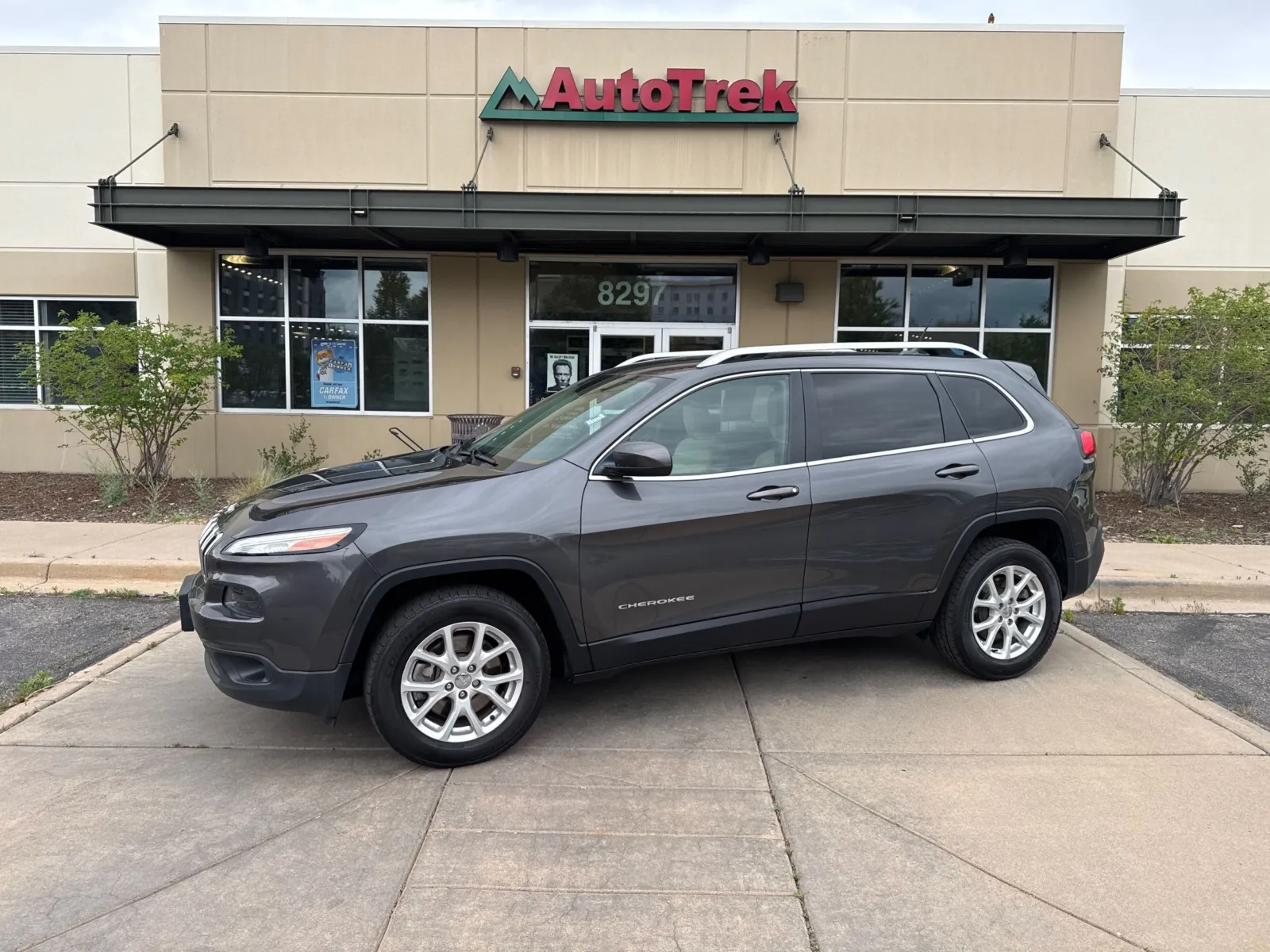 Gray 2015 Jeep Cherokee Latitude for sale in Littleton, CO