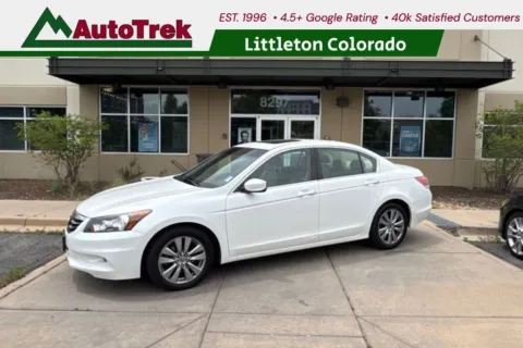 White 2012 Honda Accord 3.5 EX-L for sale in Littleton, CO