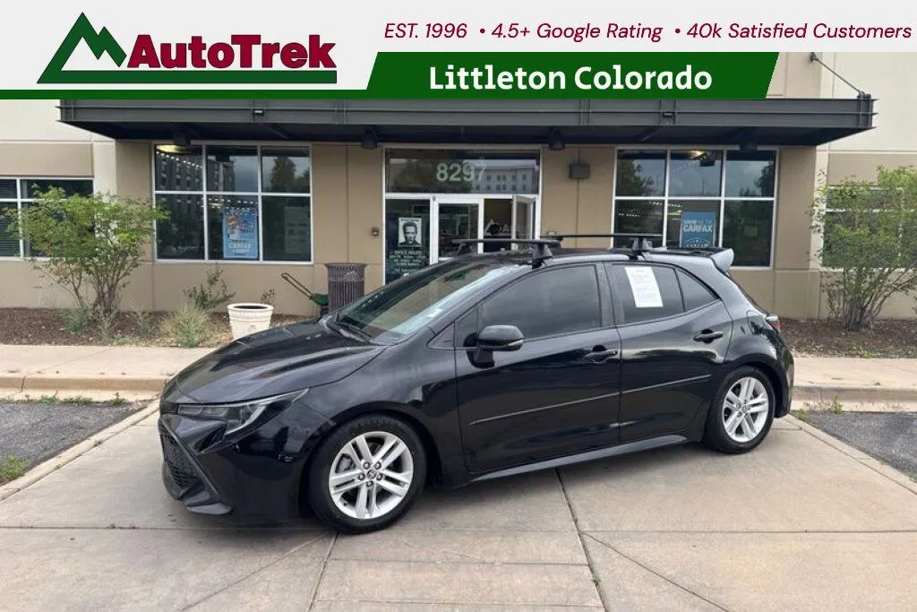 Black 2019 Toyota Corolla Hatchback SE for sale in Littleton, CO
