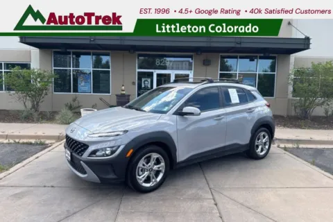 Silver 2023 Hyundai Kona SEL for sale in Littleton, CO
