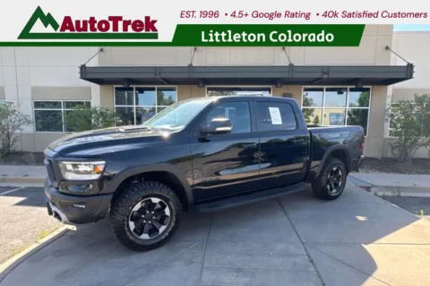 Black 2021 Ram 1500 Rebel Crew Cab 4x4 5'7" Box for sale in Littleton, CO