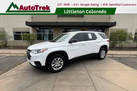 White 2020 Chevrolet Traverse FWD LS for sale in Littleton, CO