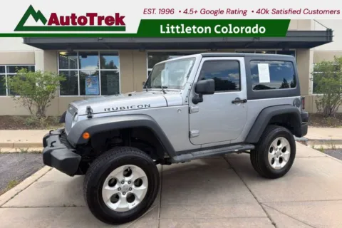 Silver 2013 Jeep Wrangler Rubicon for sale in Littleton, CO