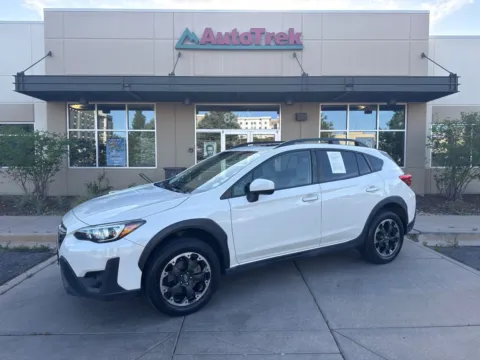 White 2021 Subaru Crosstrek Premium for sale in Littleton, CO