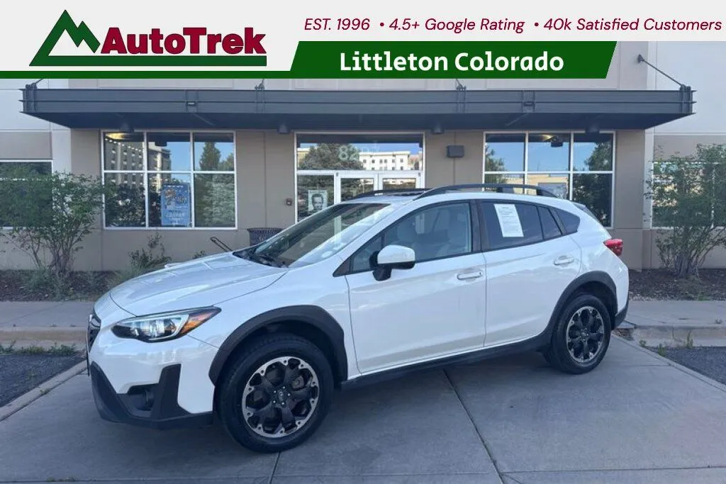 White 2021 Subaru Crosstrek Premium for sale in Littleton, CO