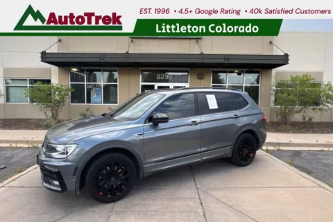 Gray 2021 Volkswagen Tiguan 2.0T SE R-Line Black for sale in Littleton, CO