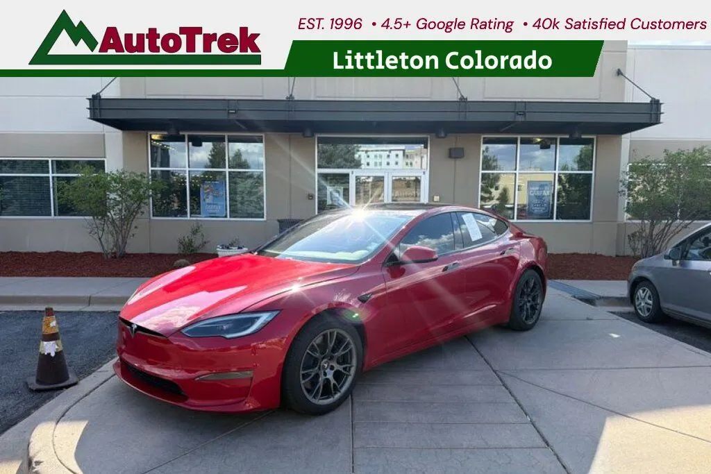 Red 2022 Tesla Model S Plaid Tri Motor All-Wheel Drive for sale in Littleton, CO