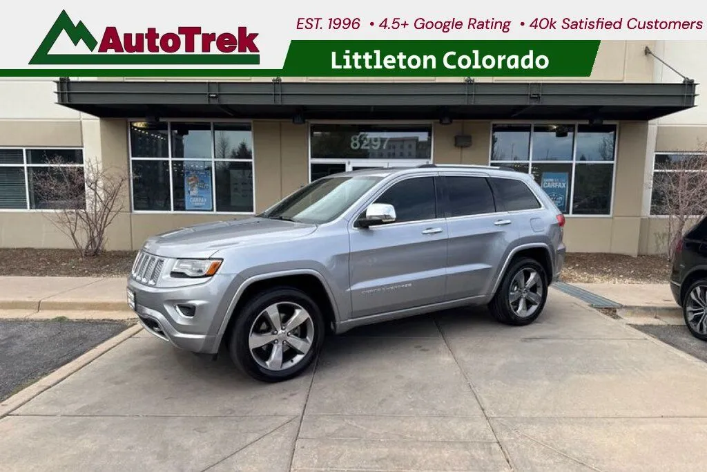 Silver 2014 Jeep Grand Cherokee Overland for sale in Littleton, CO