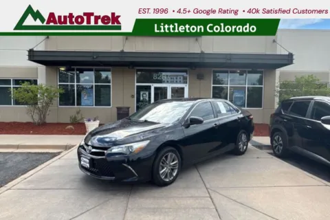 Black 2017 Toyota Camry SE for sale in Littleton, CO