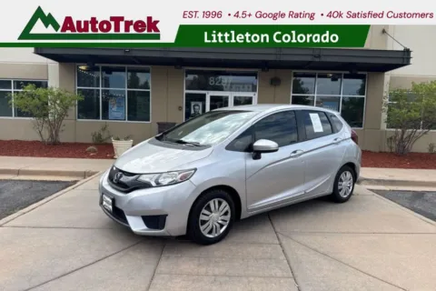 Silver 2015 Honda Fit LX for sale in Littleton, CO