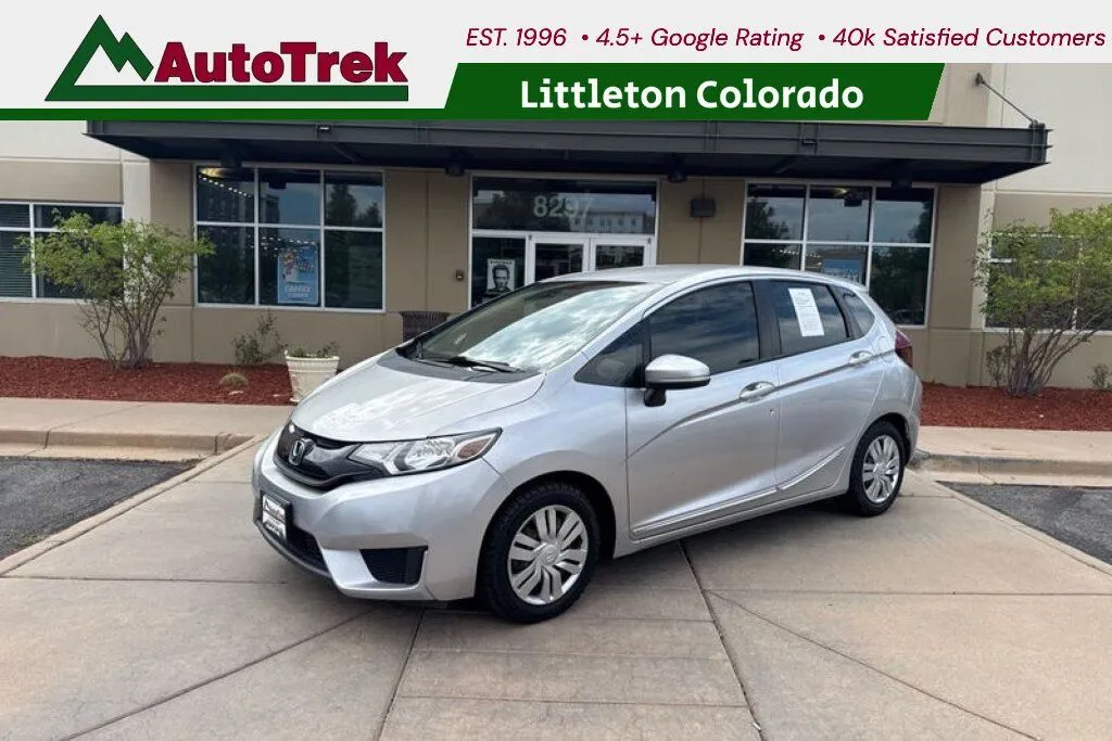 Silver 2015 Honda Fit LX for sale in Littleton, CO
