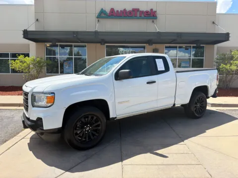White 2021 GMC Canyon 2WD Extended Cab Elevation Standard for sale in Littleton, CO