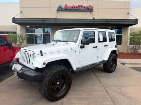 White 2013 Jeep Wrangler Unlimited Sahara for sale in Littleton, CO