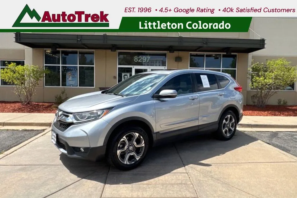 Silver 2018 Honda CR-V EX-L Navi for sale in Littleton, CO