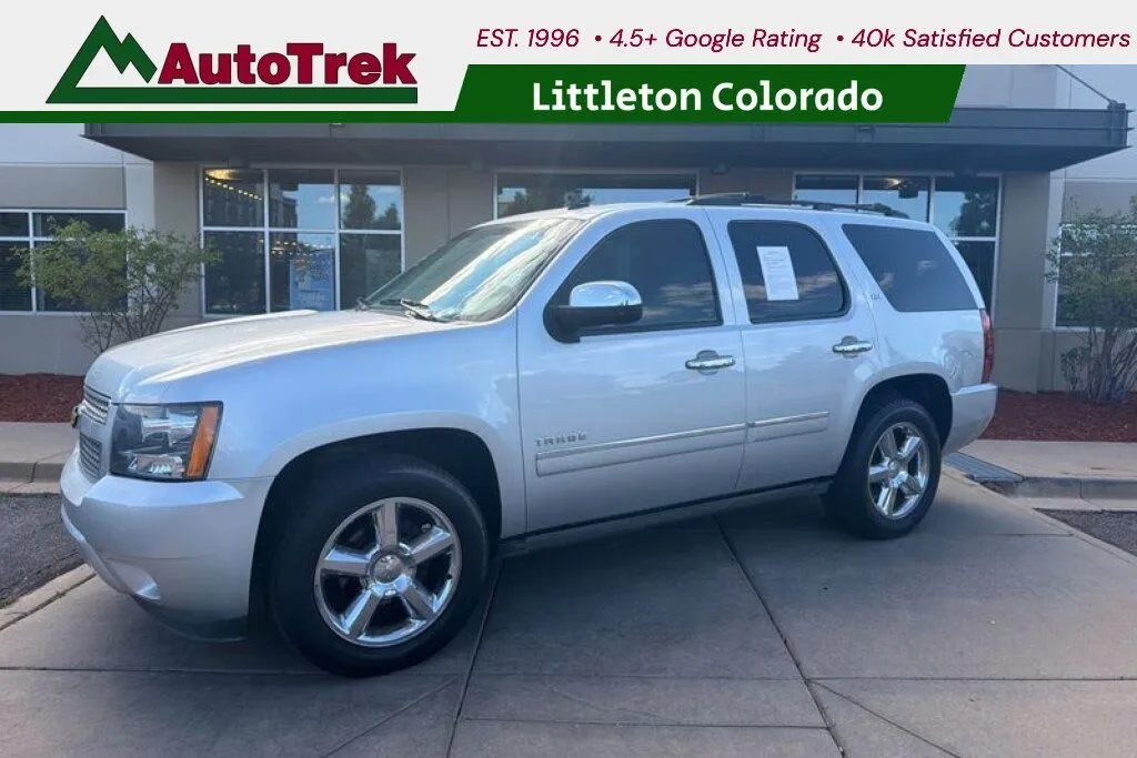 Silver 2014 Chevrolet Tahoe LTZ for sale in Littleton, CO
