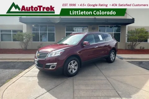 Red 2015 Chevrolet Traverse LT for sale in Littleton, CO