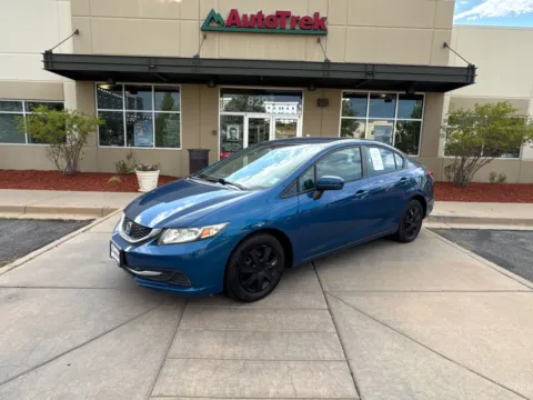 Blue 2015 Honda Civic LX for sale in Littleton, CO