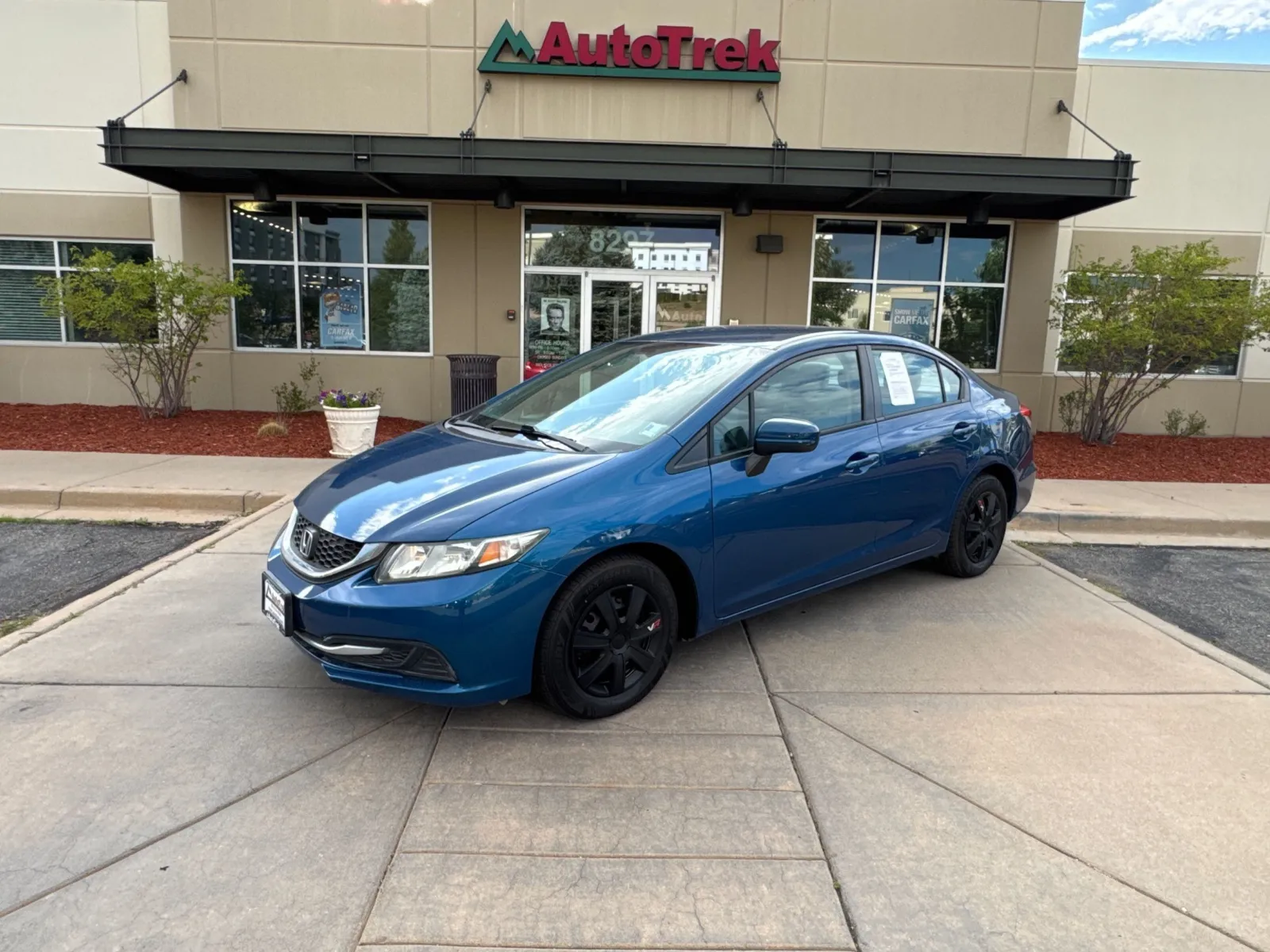 Blue 2015 Honda Civic LX for sale in Littleton, CO