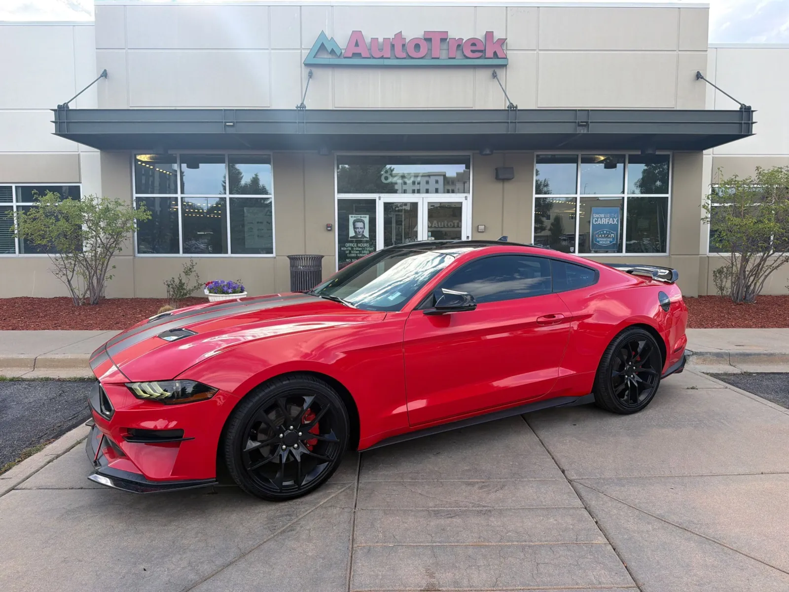 Red 2020 Ford Mustang EcoBoost Premium Fastback for sale in Littleton, CO