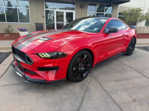 Photos of 2020 Ford Mustang EcoBoost Premium Fastback for sale in Littleton, CO at AutoTrek