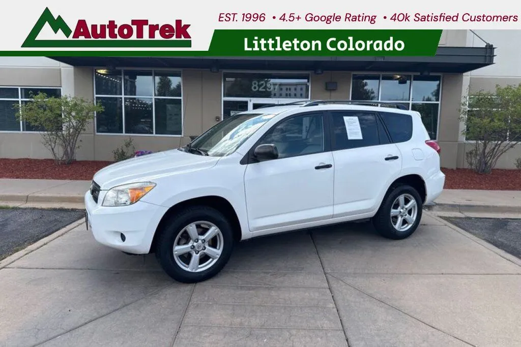 White 2007 Toyota RAV4 Base V6 (A5) for sale in Littleton, CO