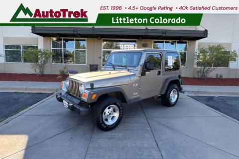 Beige 2005 Jeep Wrangler X for sale in Littleton, CO