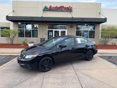 Black 2015 Honda Civic LX for sale in Littleton, CO